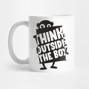 think outside the box Mug